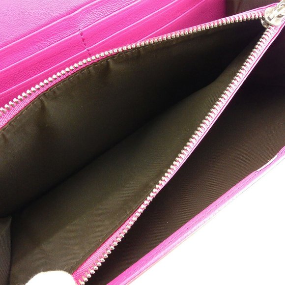 Dior long wallet Ultimate pink enamel leather Authentic - Picture 2 of 7